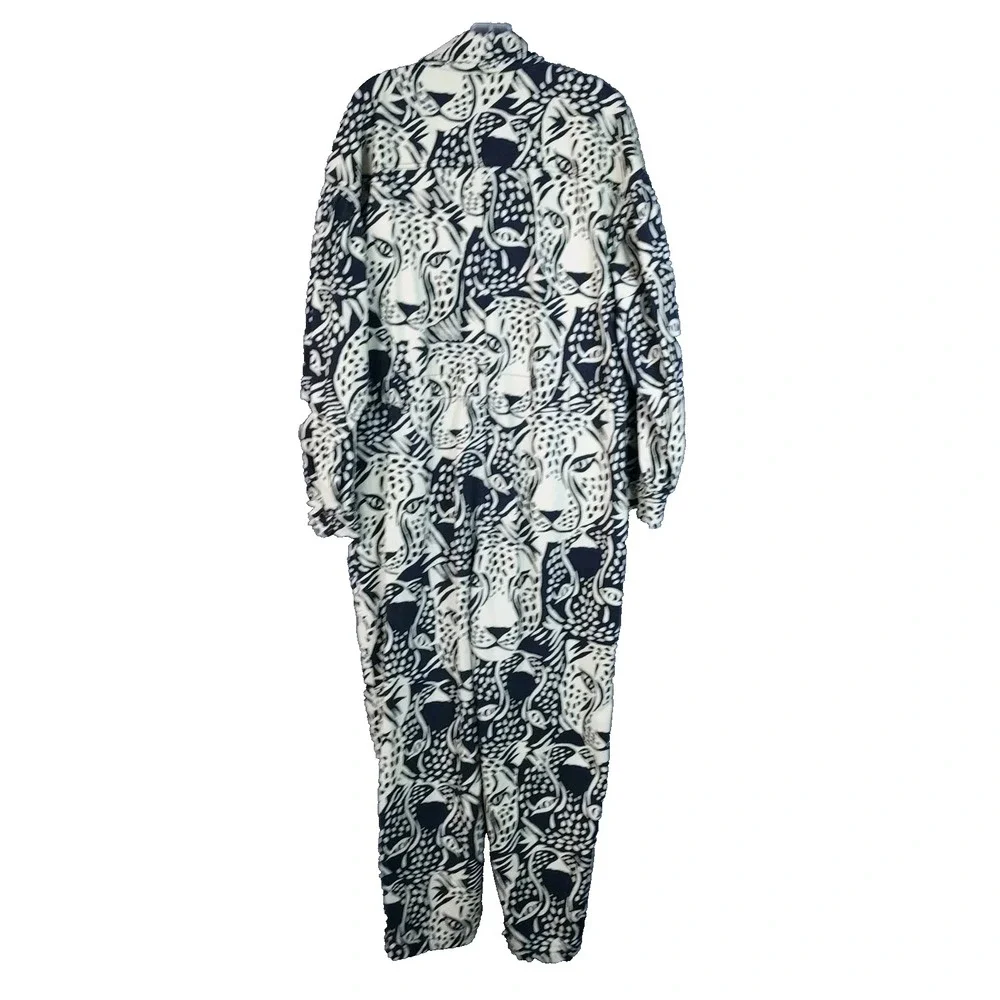 FARM Rio Black and White Patterned Jumpsuit - Picture 4 of 16